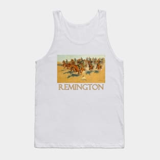 Cavalry Charge on the Southern Plains by Frederic Remington Tank Top